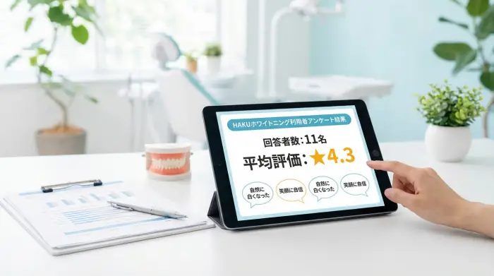【独自調査】HAKUホワイトニング利用者11名のリアルな口コミ・効果をアンケート