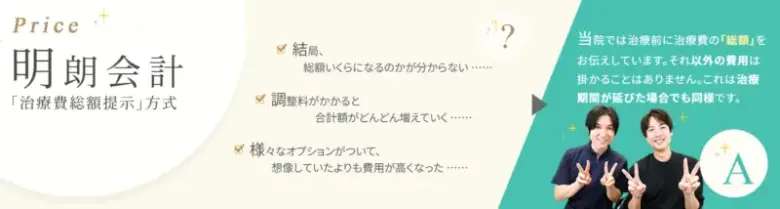 ピュアリオ歯科・矯正歯科の料金