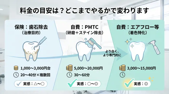 料金の目安は？どこまでやるかで変わります