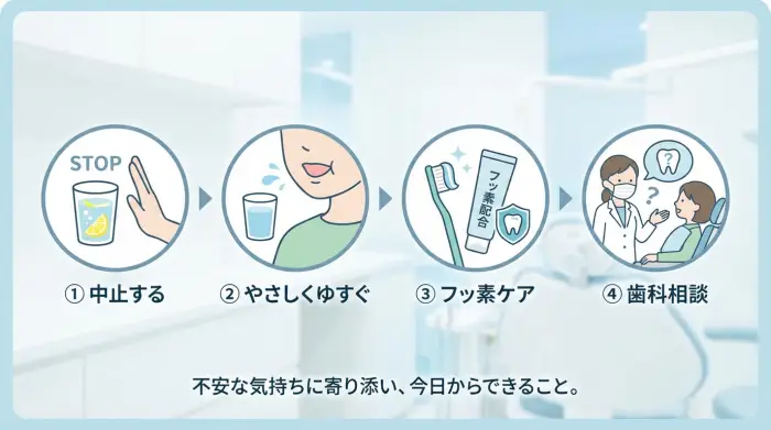 【今すぐ版】もし「クエン酸」を試してしまったら…今日からできるリカバリー