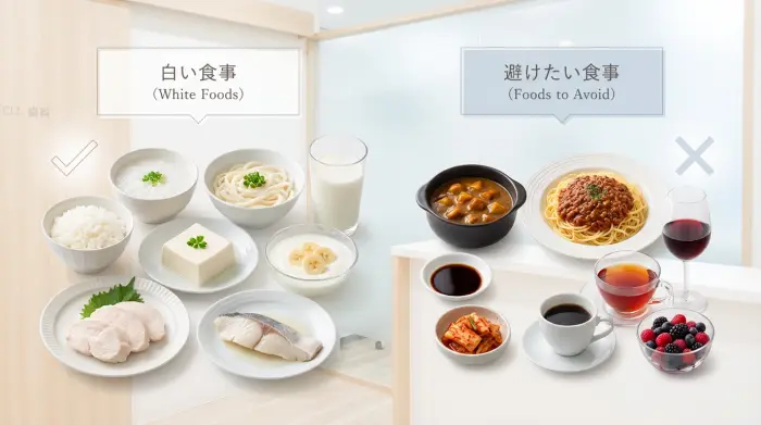 食事制限はいつまで?「白い食事」完全ガイド(前撮り前にも便利)