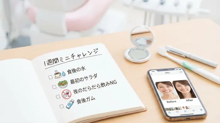 1週間で変わる!「黄ばませない」ミニチャレンジ(忙しい人向け)