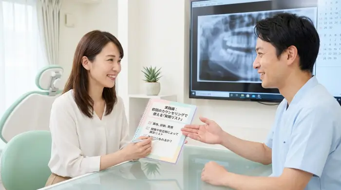 実践編：初回のカウンセリングで使える「質問リスト」