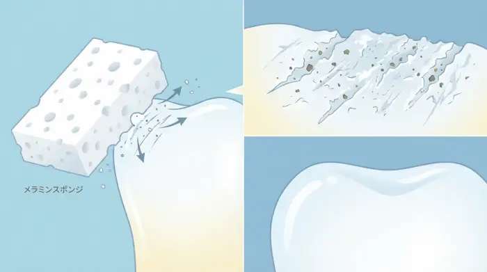 歯の黄ばみを落とすのに激落ちくんを使うのがNGな理由