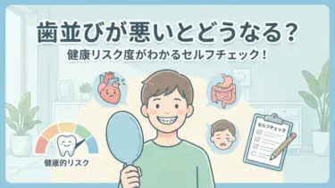 歯並びが悪いとどうなる？”健康リスク度”がわかるセルフチェック！