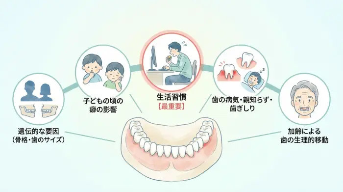 なぜ?「もう大人だから…」は間違い。歯並びが悪化する“根本原因”は実はもっと多い
