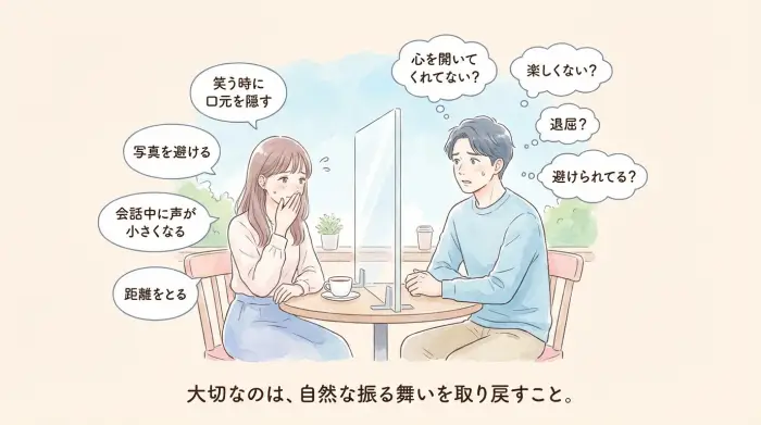 【ここが盲点】“歯並びそのもの”よりも、恋愛が遠のくのは「行動のクセ」