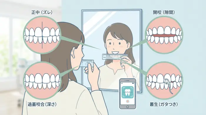 3分でできる「簡易セルフ歯並び計測」｜“どこから”を数値で掴む