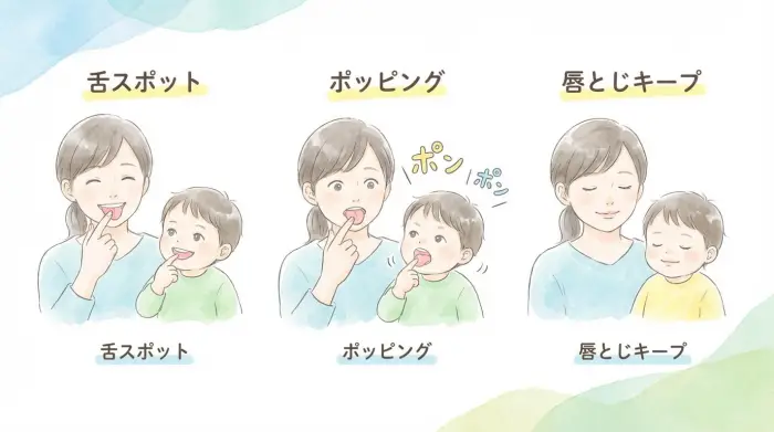 「あいうべ」だけじゃない！歯並びを育てる“追加MFT”3つ