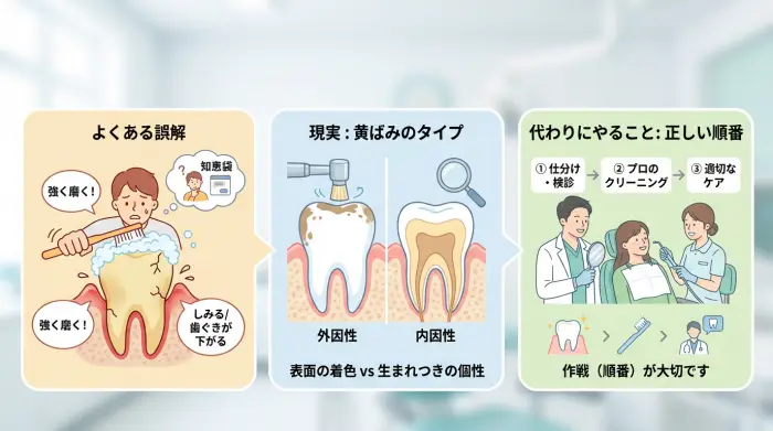 （知恵袋あるある）「磨けば白くなる」は半分だけ正しい