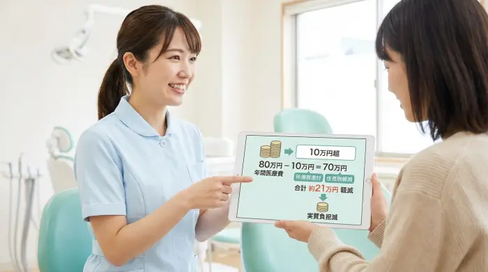 医療費控除で矯正の総額を下げる方法【簡単シミュレーション】