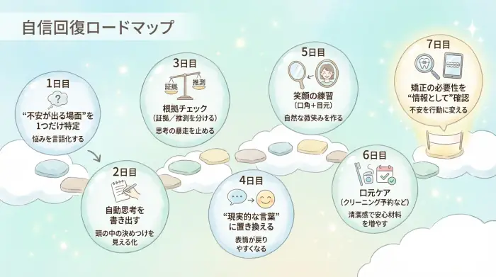 1週間でできる「自信回復ロードマップ」
