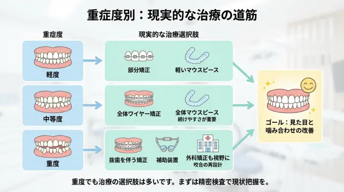「歯並びめっちゃ悪い」は治療が無理?重症度で変わる“現実的な治し方”