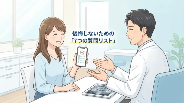 後悔しないクリニック選び「7つの質問リスト」