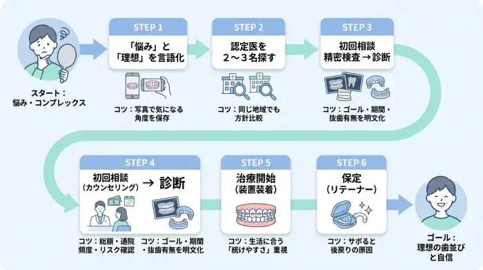 大人の歯列矯正「後悔しないロードマップ」
