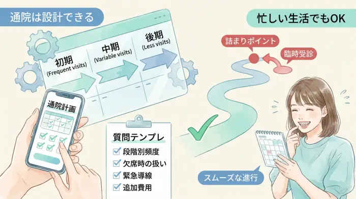 通院は“回数”ではなく“設計”でラクになる