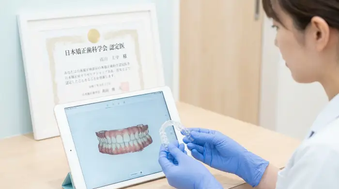 ステップ2：目立たない矯正こそ専門性が重要。「日本矯正歯科学会 認定医」とは