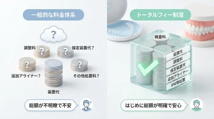 費用で後悔しないために。マウスピース部分矯正の「総額」完全ガイド