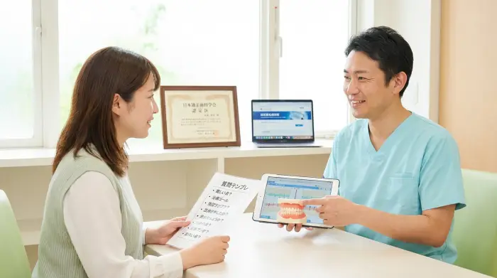 無料相談で失敗しないために｜「認定医」チェックと質問テンプレ