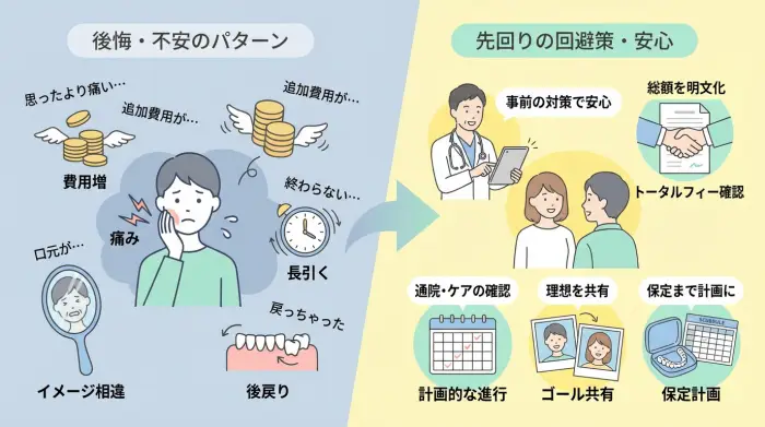「歯列矯正 やらなきゃよかった」—後悔が生まれる“10パターン”と回避策
