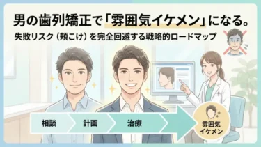 男の歯列矯正で「雰囲気イケメン」になる。失敗リスク（頬こけ）を完全回避する戦略的ロードマップ