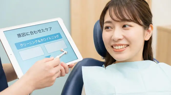 白さは「歯を削る」より「原因に合わせて整える」がベスト！