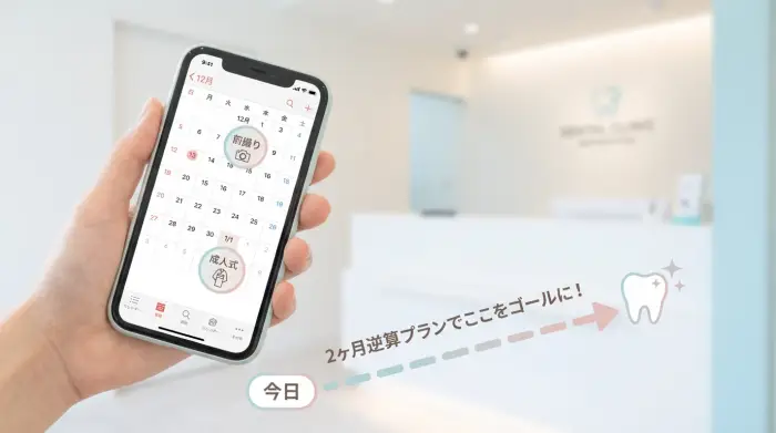最初に確認:あなたは「当日」?それとも「前撮り」までに白くしたい?