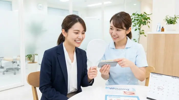 ホワイトニングで自信という最高の武器を手に、最高の笑顔で面接へ