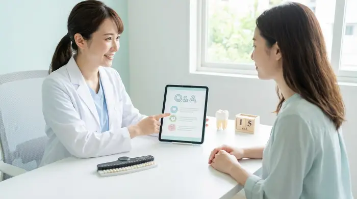 ホワイトニングについてよくある質問（FAQ）