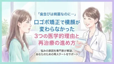 「治らなかった……」口ゴボ矯正で横顔が変わらなかった3つの医学的理由と再治療の進め方